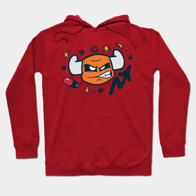 Angry Toro Hoodie by ELTORO